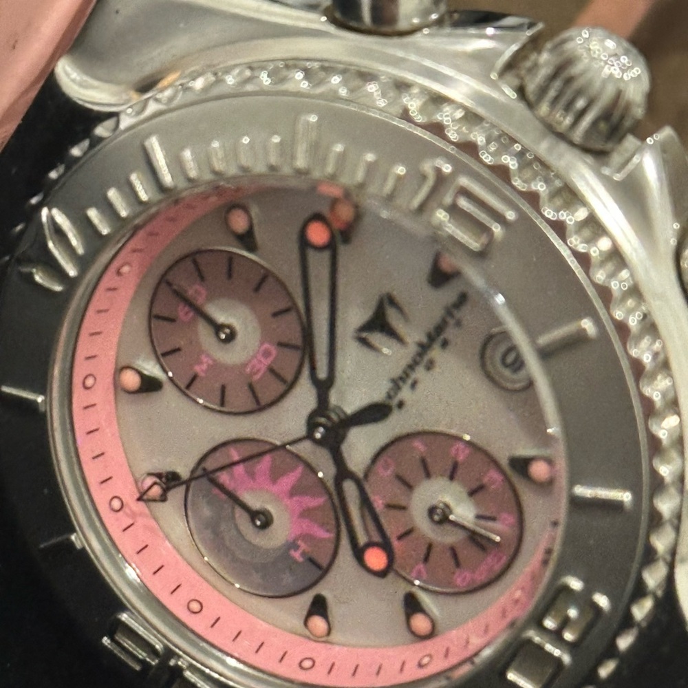 TechnoMarine Sport Chronograph TMCS37 Watch 💕 (Limited edition bubblegum pink).